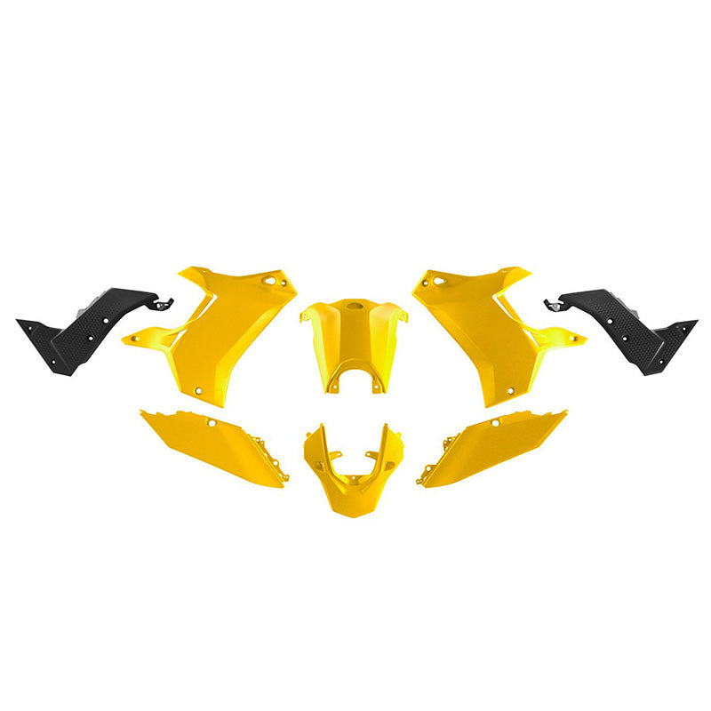 T7 Revolution Plastic Kit Yamaha Tenere 700 - Yellow Black
