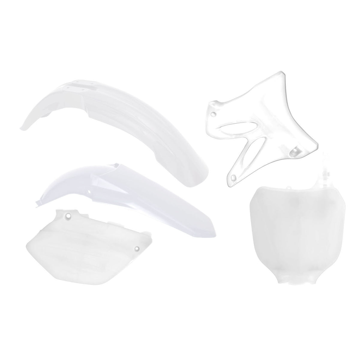 Plastic Kit Yamaha YZ 125-250 2002-2005 - White