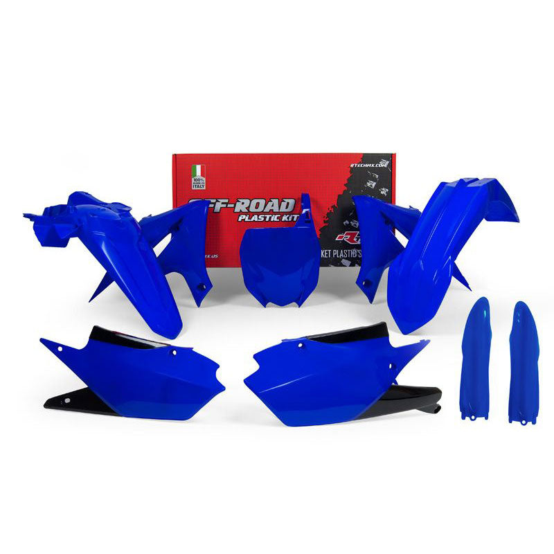 Plastic Kit Yamaha YZF 250-450 2018-2023 - Blue - with fork protectors