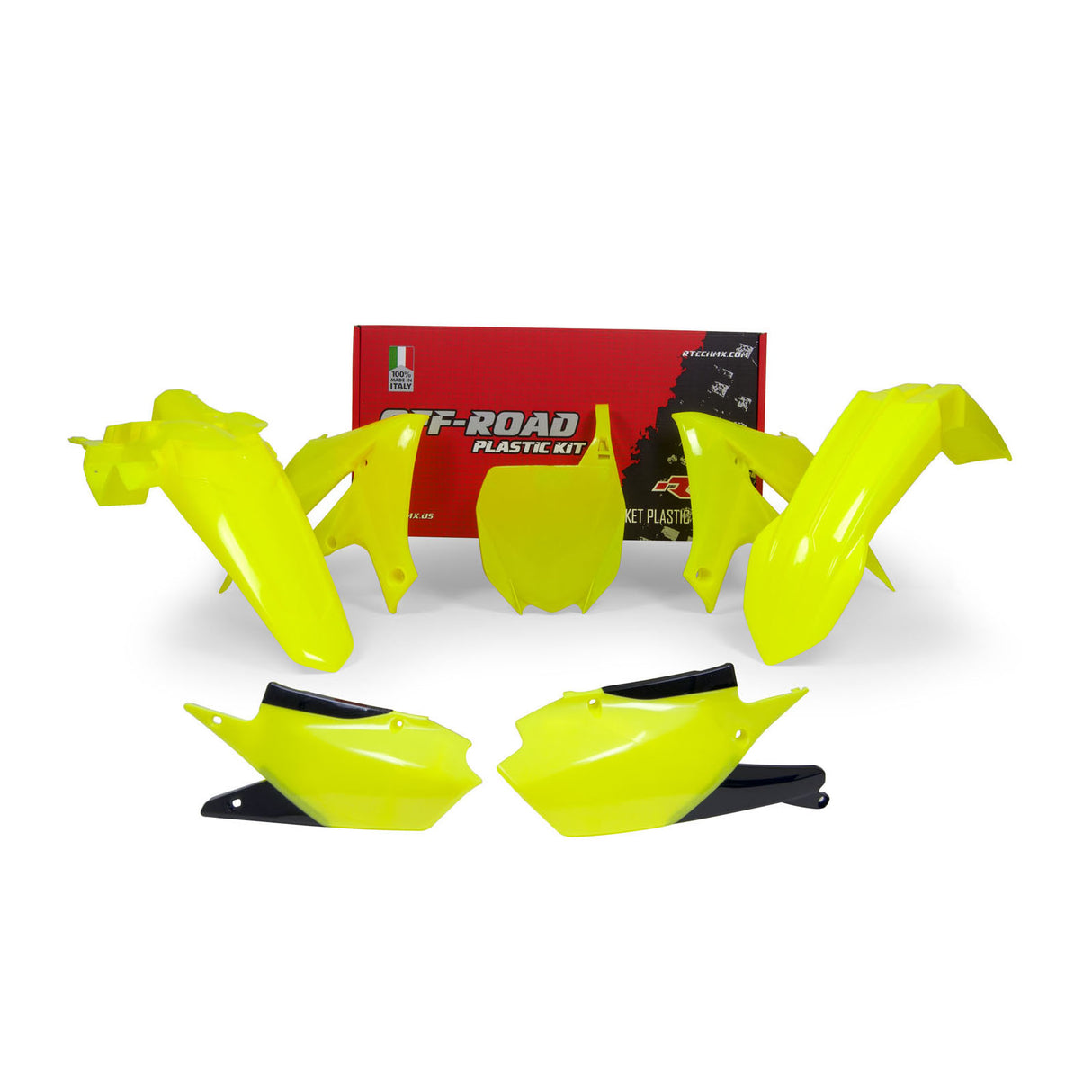 Plastic Kit Yamaha YZF 250-450 2018-2023 - Fluorescent Yellow
