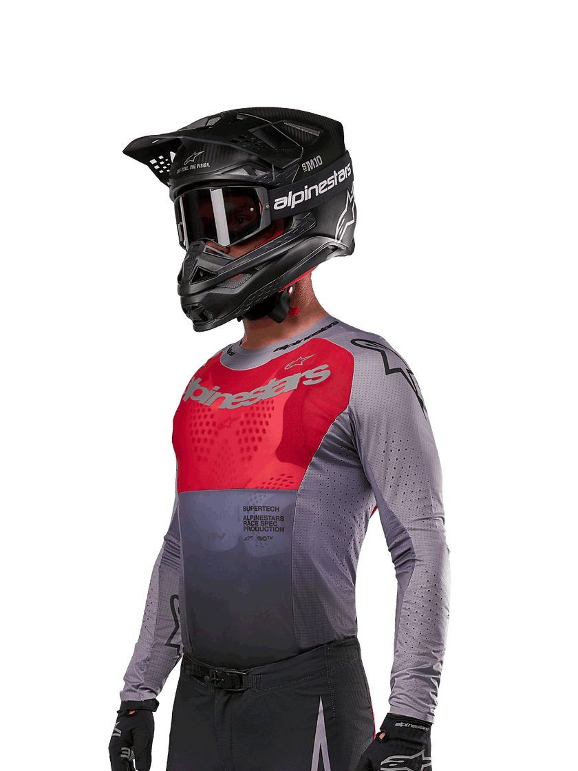 Alpinestars Supertech Dade Jersey - Iron Red Berry