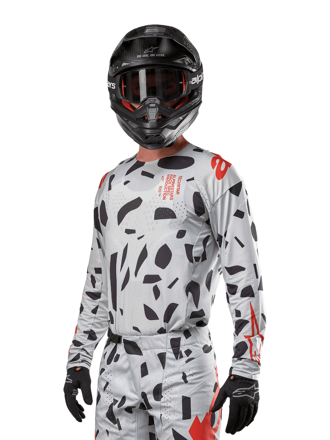 Maglia Alpinestars Techstar Rantera - Grigio Camo