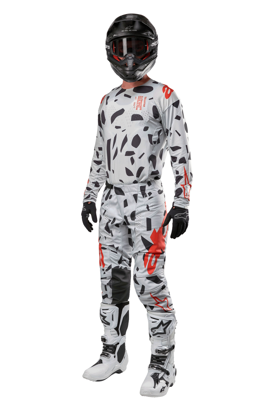 Pantaloni Alpinestars Techstar Rantera - Grigio Camo