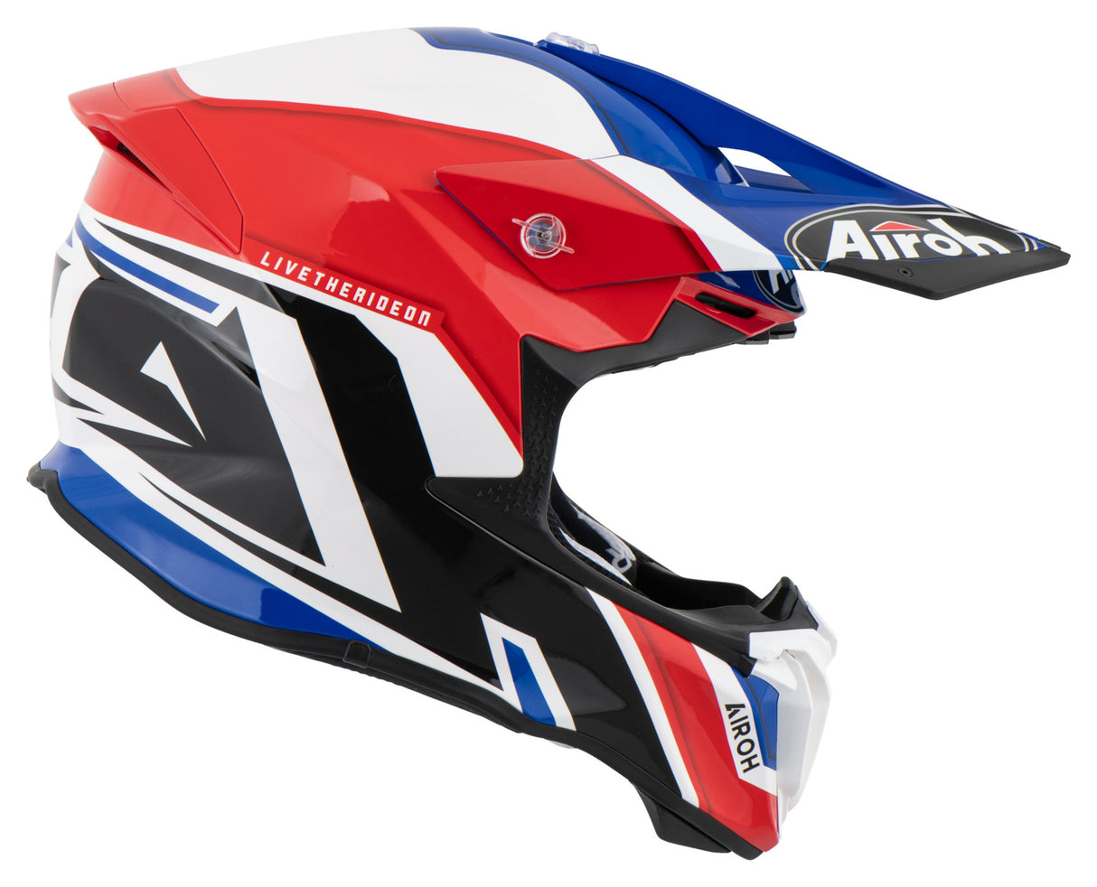 Airoh TWIST 2.0 SHAKEN Helmet - Blue Red
