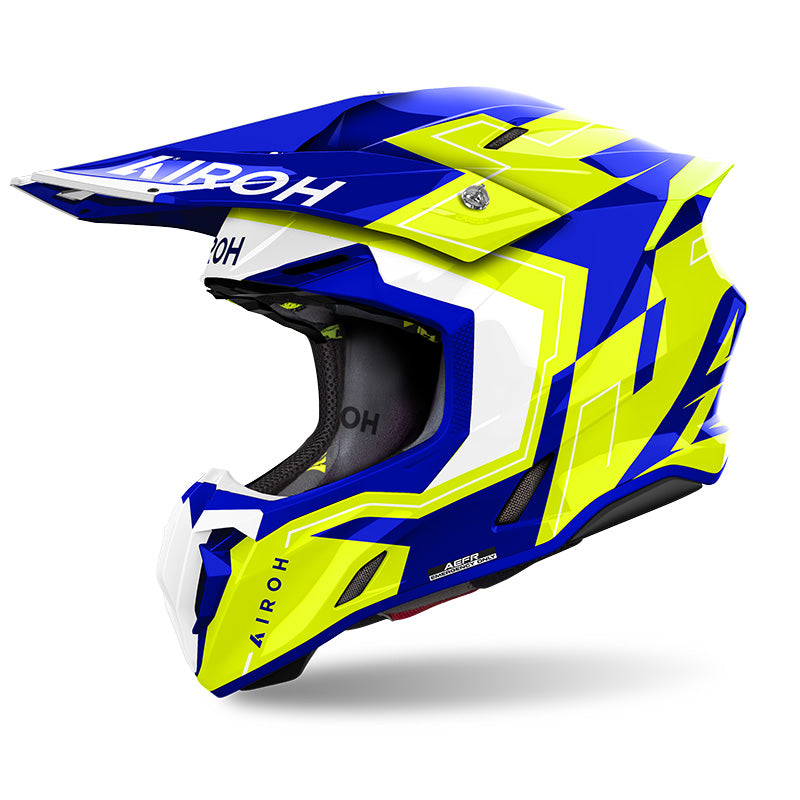 Casco Airoh TWIST 3 DIZZY - Blu Giallo
