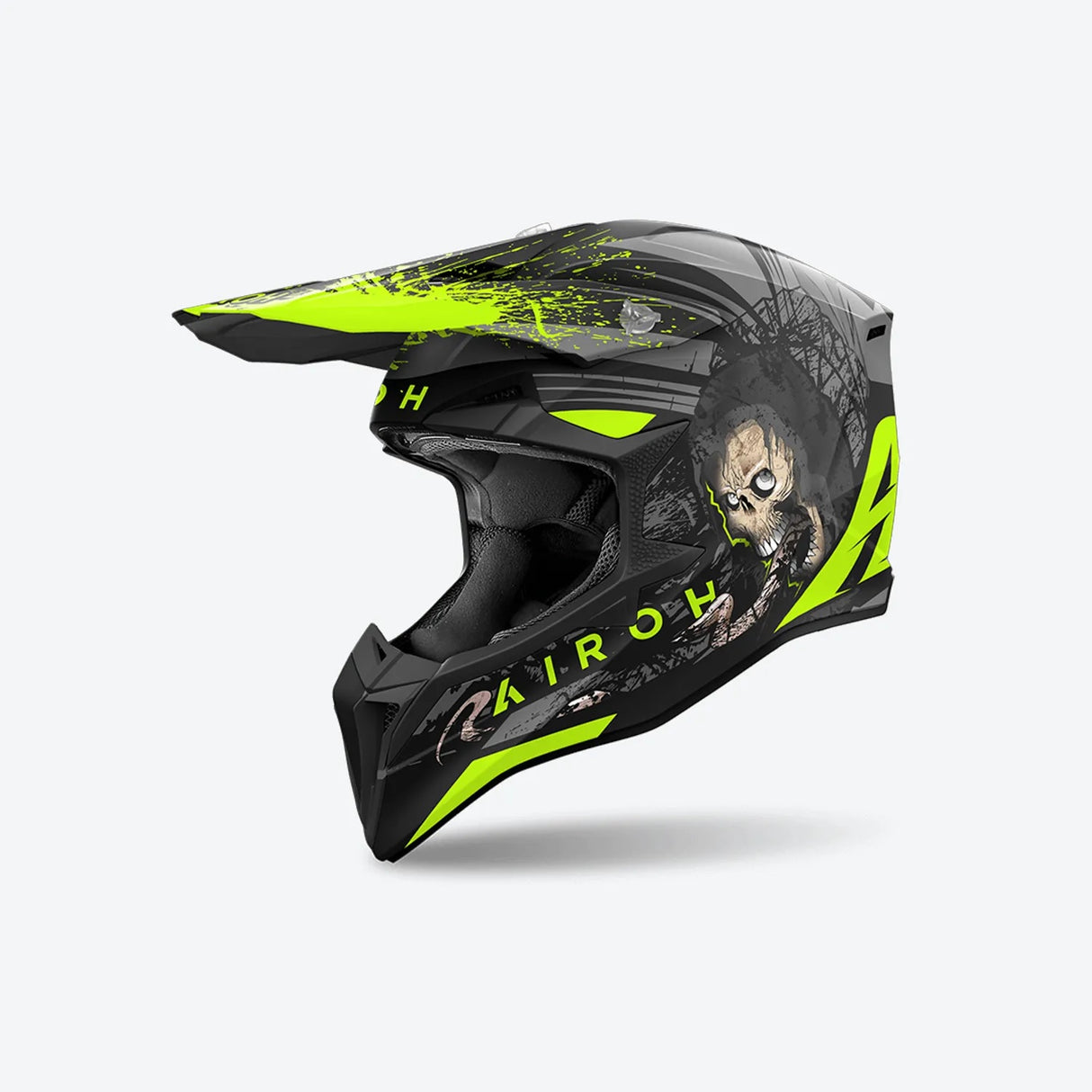 Casco Airoh WRAAAP DARKNESS - Nero Giallo