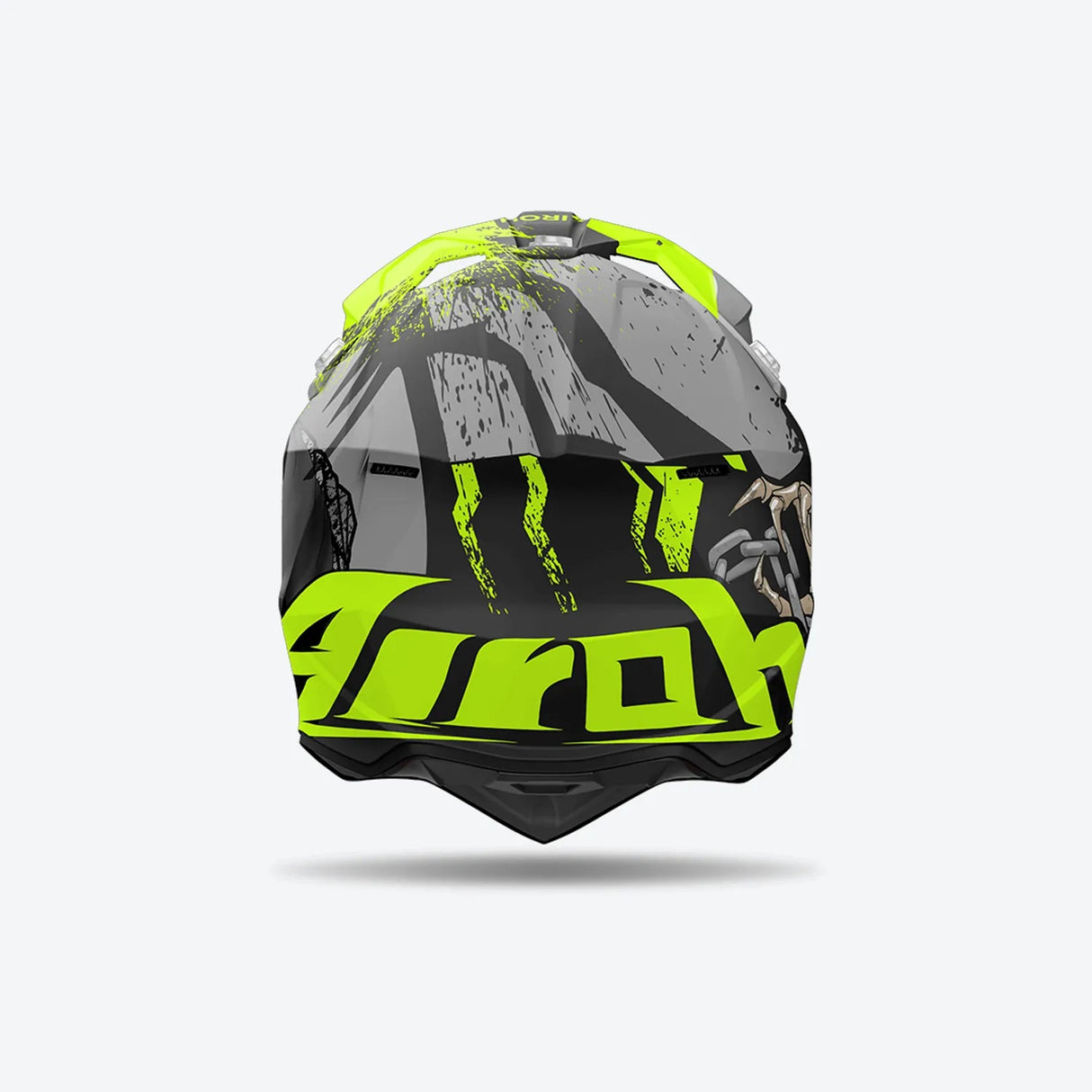 Casco Airoh WRAAAP DARKNESS - Nero Giallo