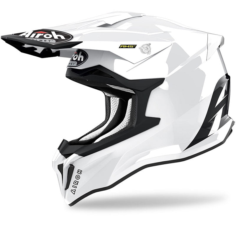 Casco Airoh Strycker Color White Gloss