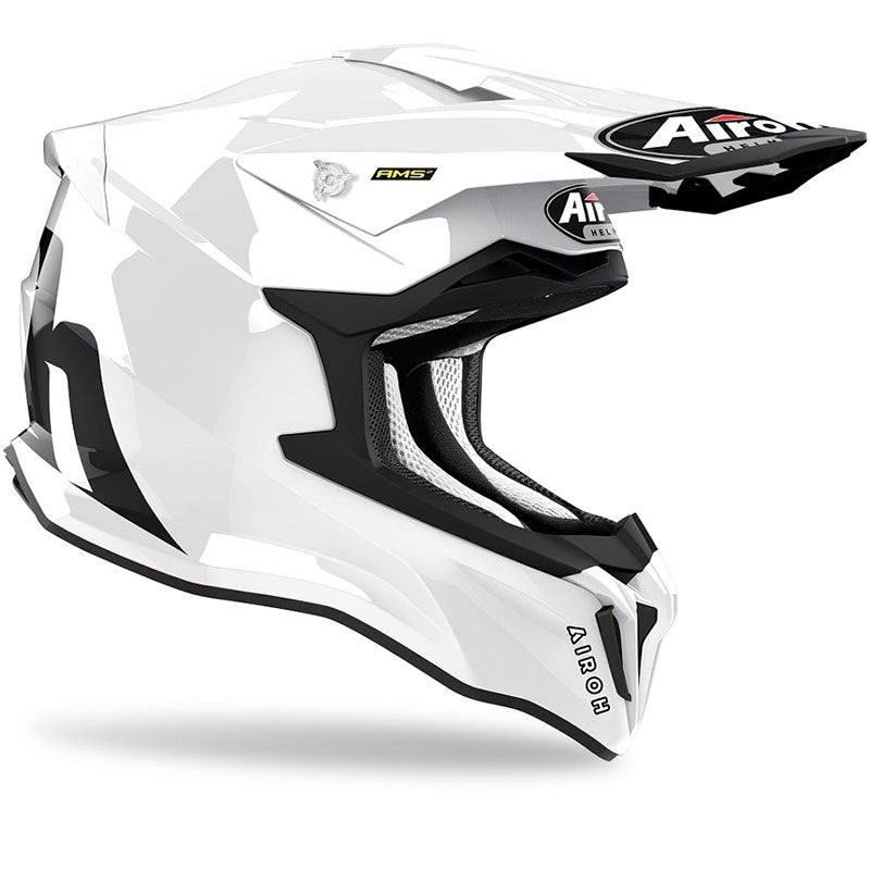 Casco Airoh Strycker Color White Gloss