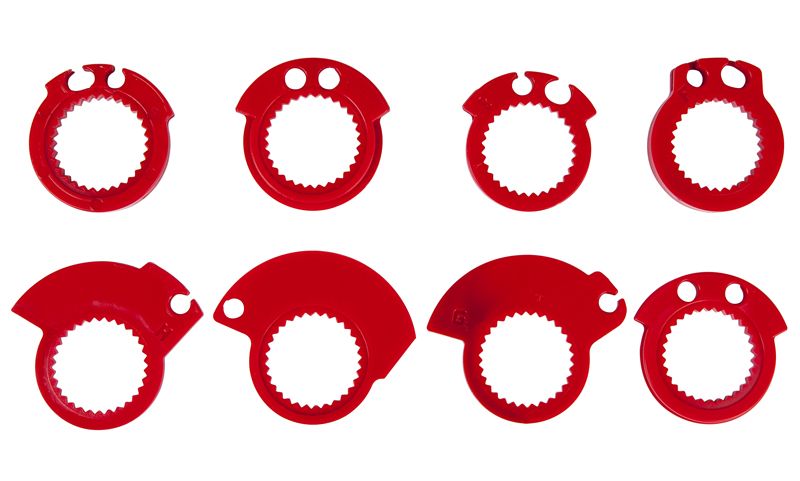 Manopole Rtech R20 WAFFLE Lock-on Universali - Grigio