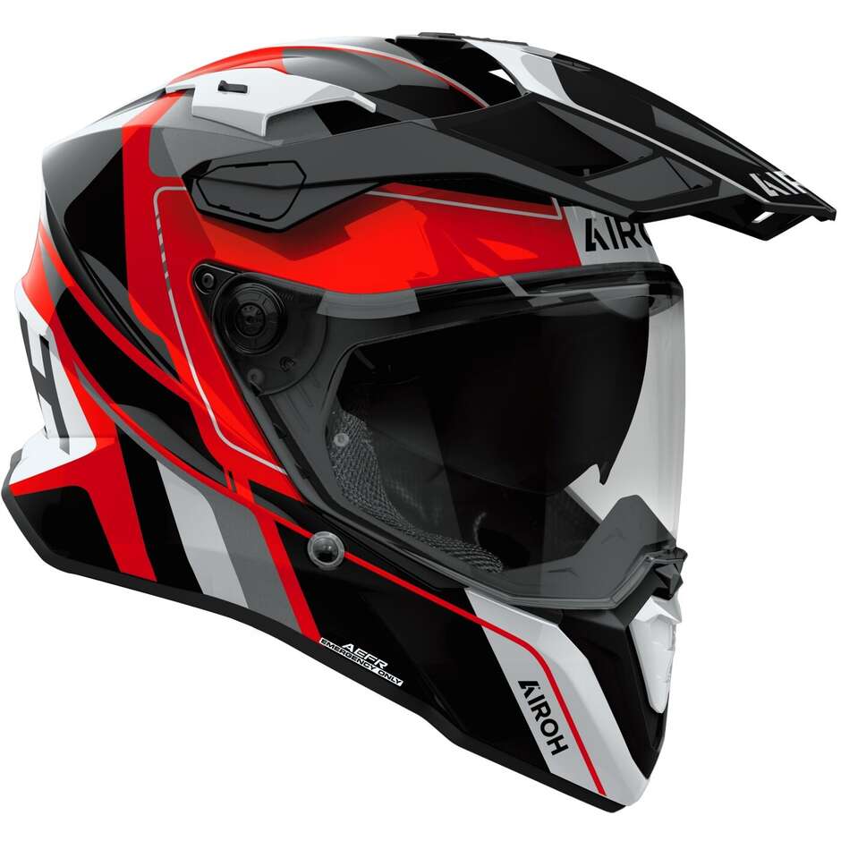 Casco Airoh COMMANDER 2 SKIP - Red Gloss