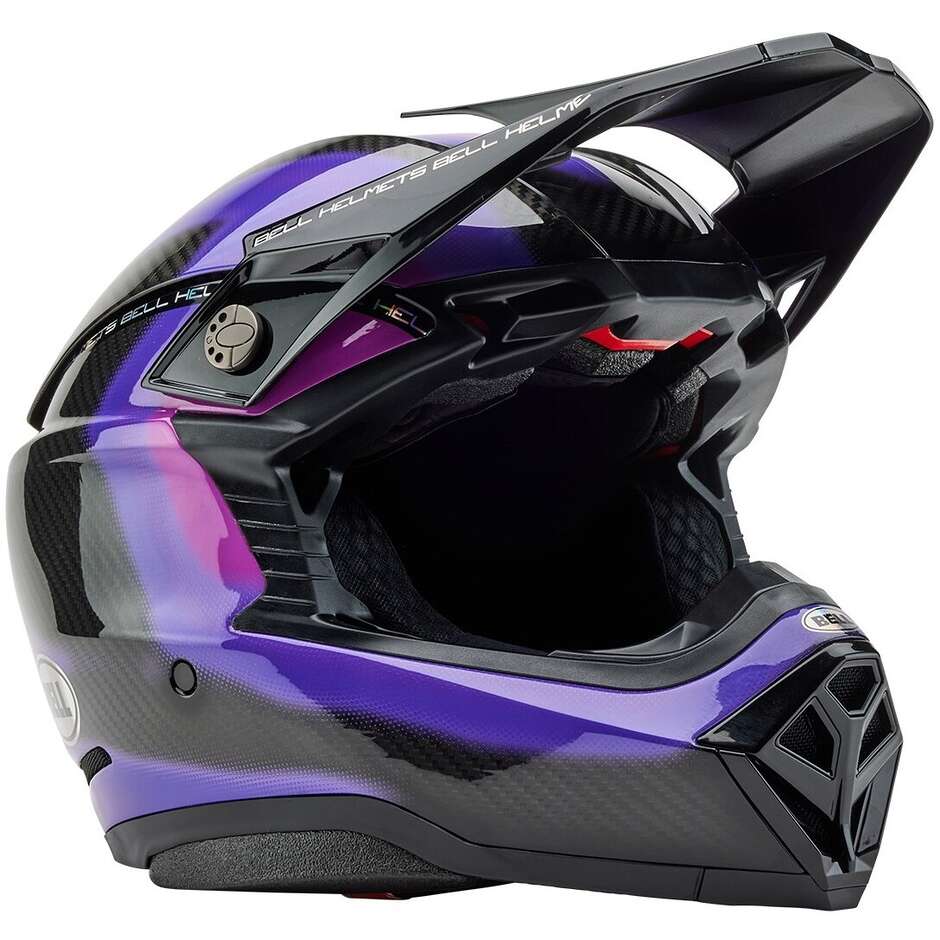 Bell MOTO-10 SPHERICAL FLARE Helmet - Gloss Purple