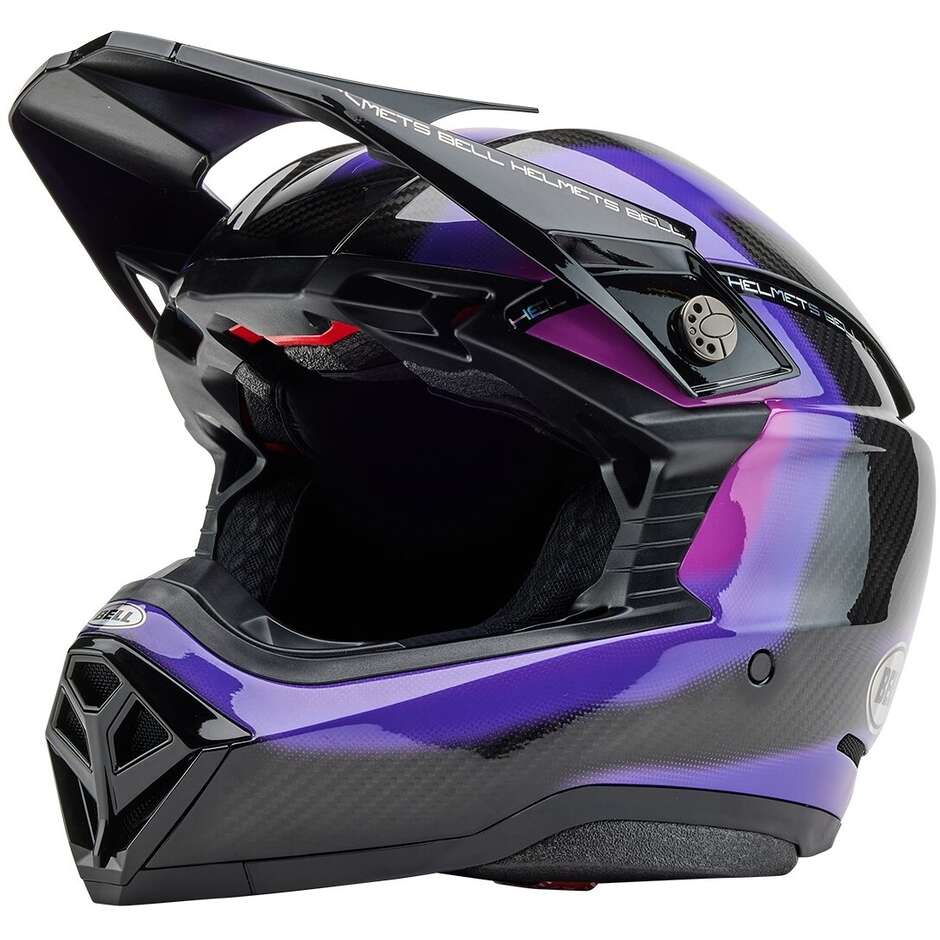 Bell MOTO-10 SPHERICAL FLARE Helmet - Gloss Purple