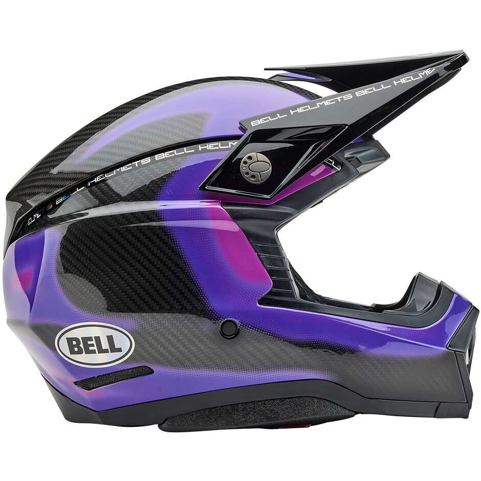 Bell MOTO-10 SPHERICAL FLARE Helmet - Gloss Purple
