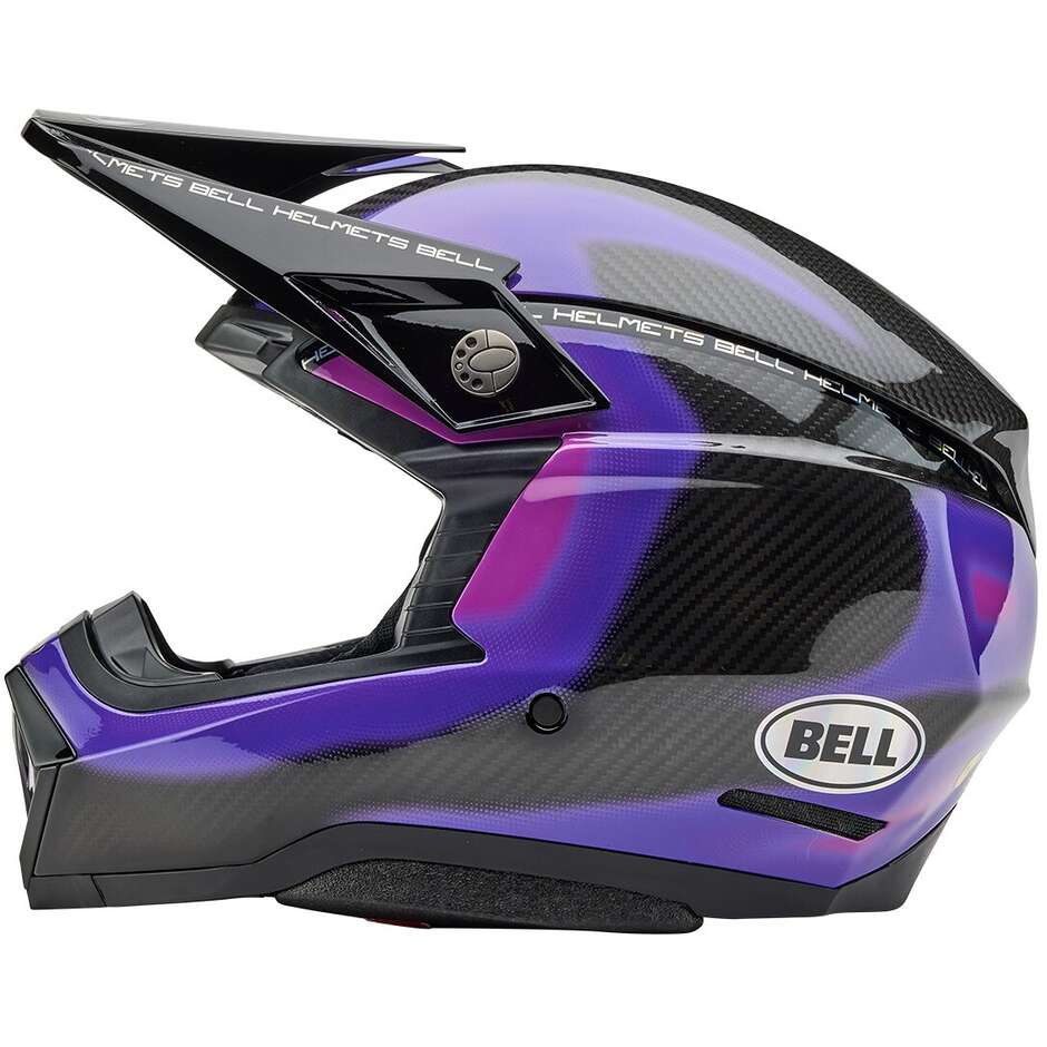Bell MOTO-10 SPHERICAL FLARE Helmet - Gloss Purple