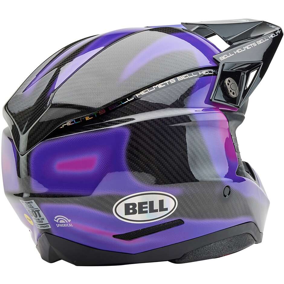 Bell MOTO-10 SPHERICAL FLARE Helmet - Gloss Purple