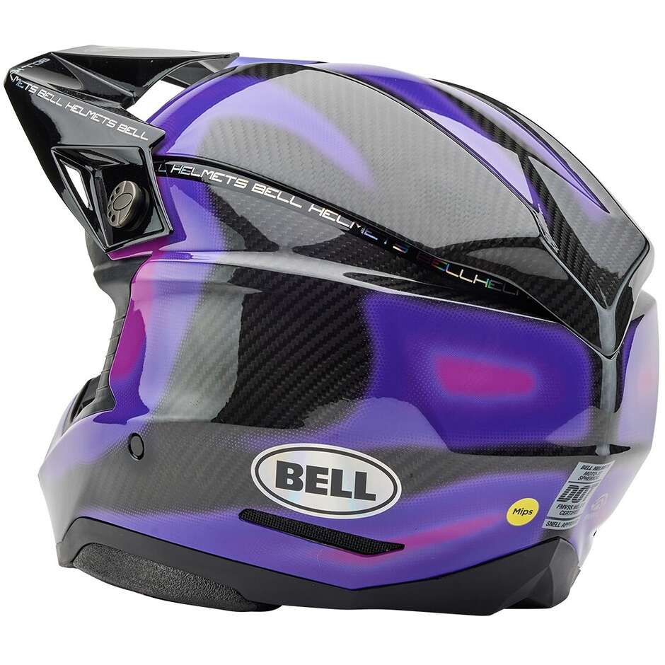 Bell MOTO-10 SPHERICAL FLARE Helmet - Gloss Purple