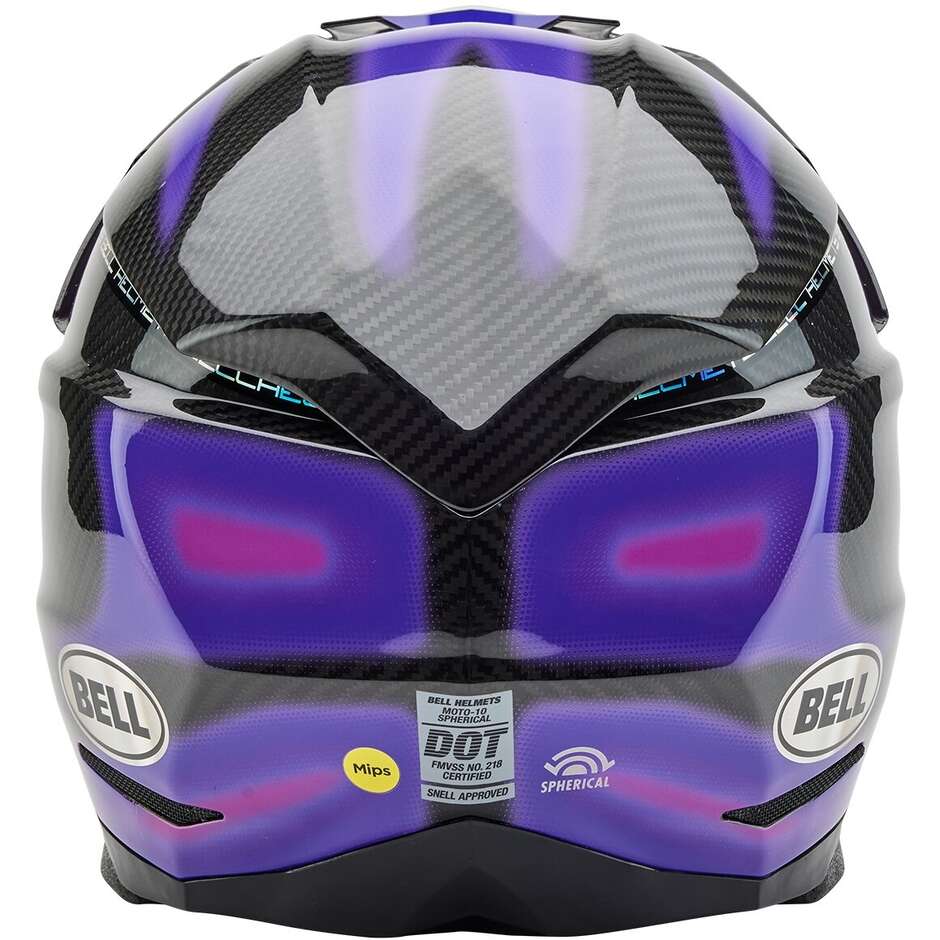 Bell MOTO-10 SPHERICAL FLARE Helmet - Gloss Purple
