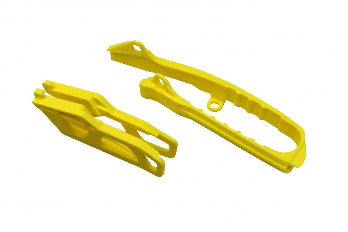 Chain Guide + Fork Band Kit Suzuki RMZ 2019>2025 - Yellow