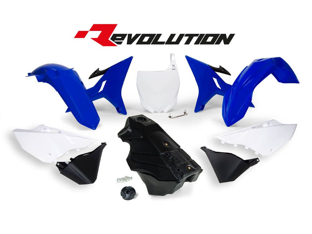 Rtech Revolution plastic kit Yamaha YZ 125 250 - Blue White