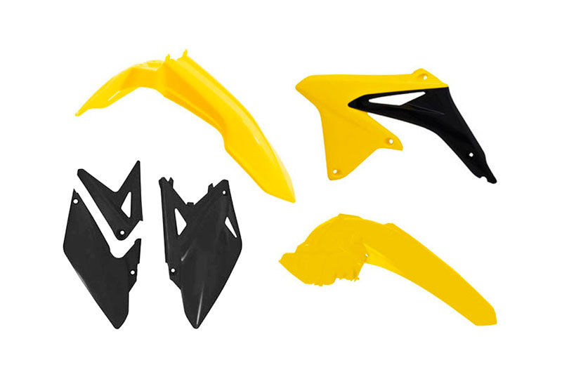 Plastic kit Suzuki RMZ 450 X 2010-2019 - Yellow Black OEM '17