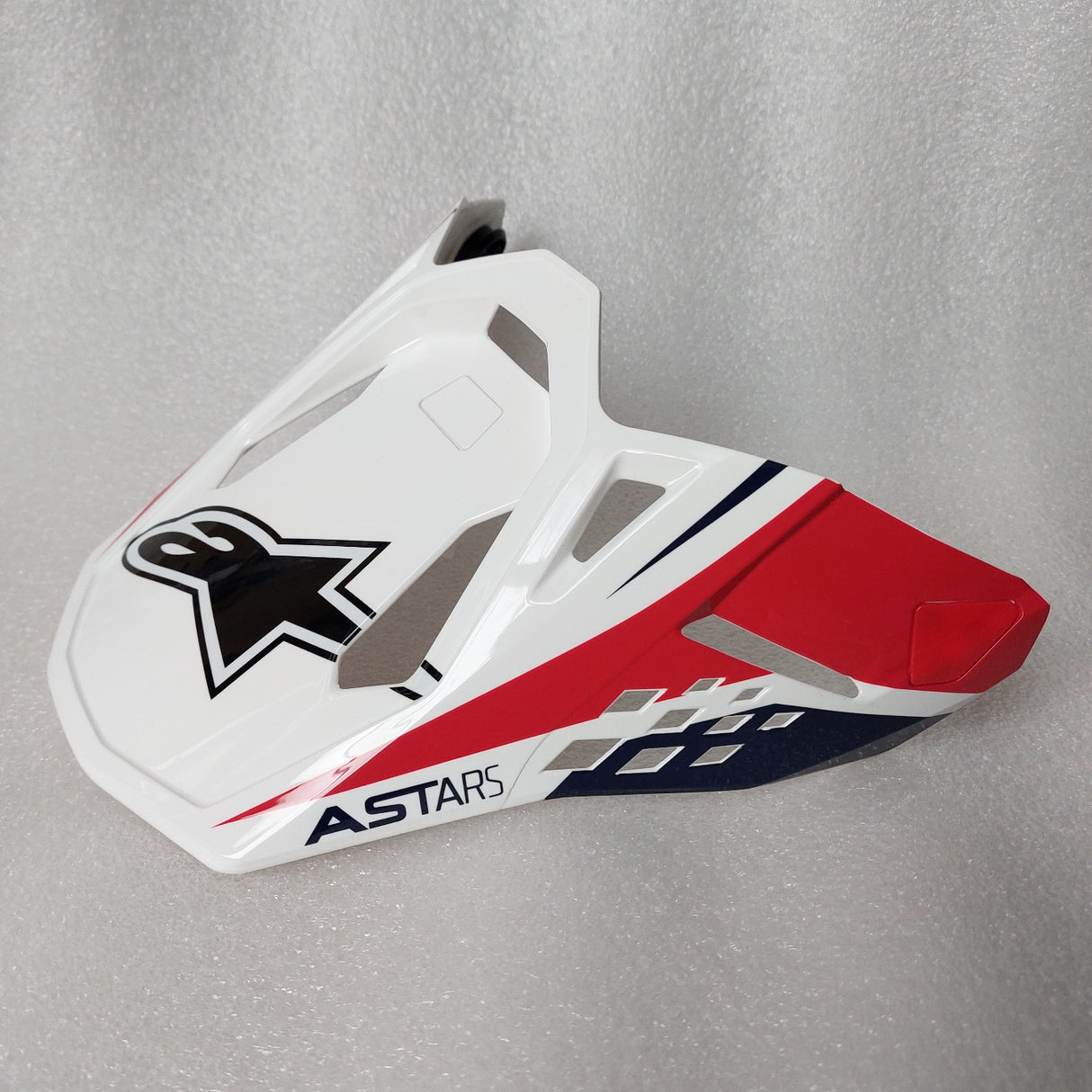 Alpinestars S-M10 CARBON META2 Helmet Visor - White Red Blue