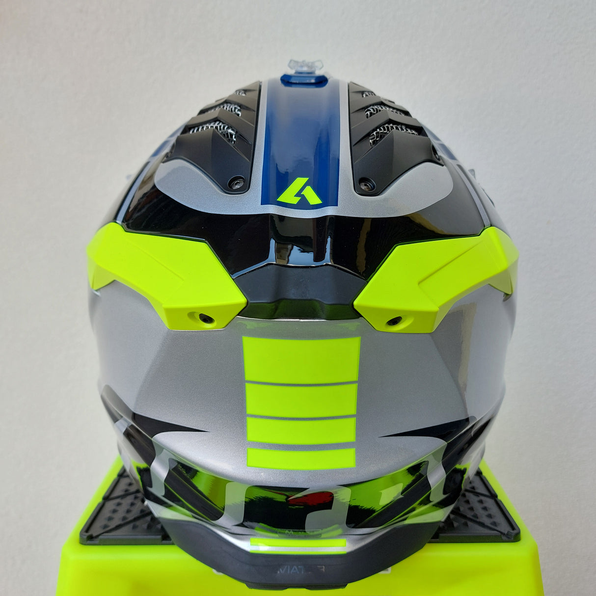 Airoh Aviator 3 PUSH Helmet - Blue Gloss