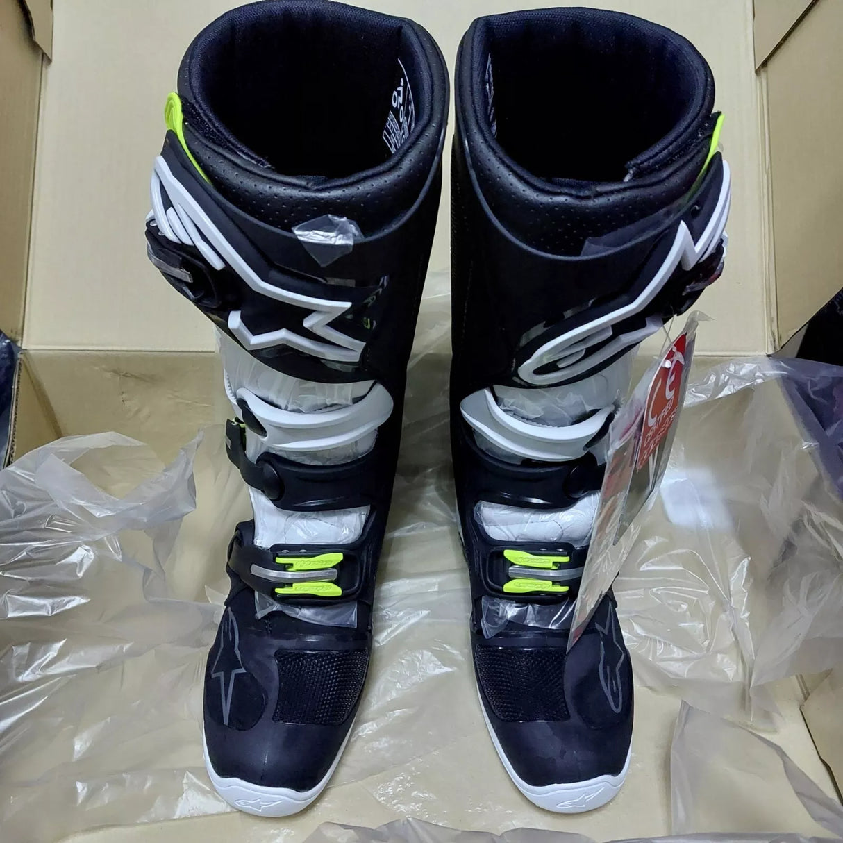 Alpinestars Tech 7 Boots - Black White