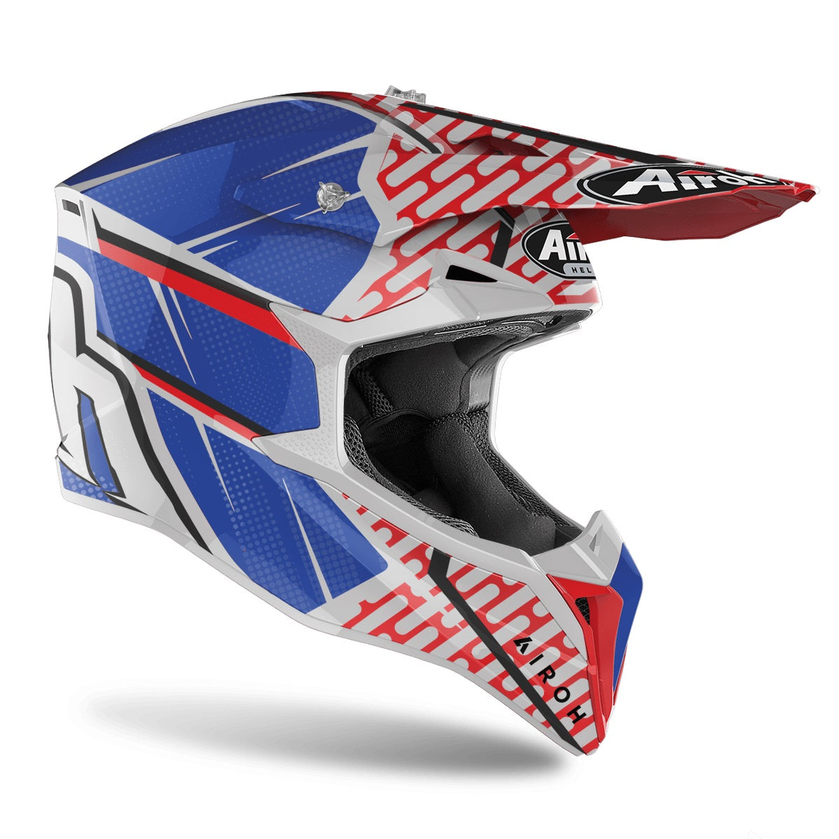 Casco Airoh WRAAP IDOL - Rosso Blu