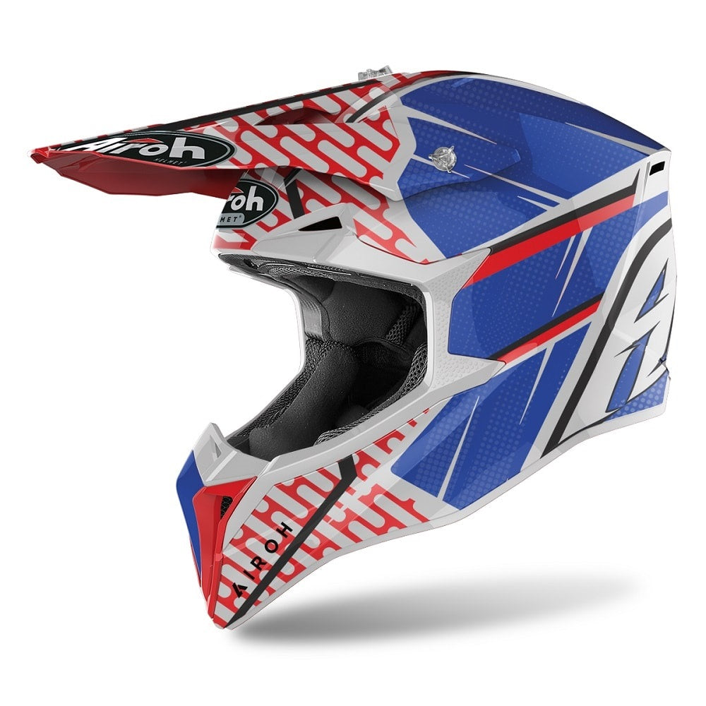Casco Airoh WRAAP IDOL - Rosso Blu