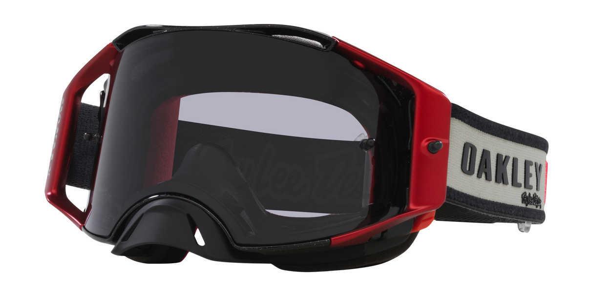 Maschera Oakley Airbrake MX TLD Troy Lee Designs Grey Blocks