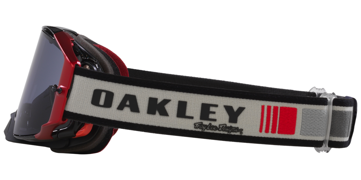 Maschera Oakley Airbrake MX TLD Troy Lee Designs Grey Blocks