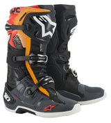 Stivali Alpinestars Tech 10 - Black Gray Orange Red Fluo
