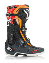 Stivali Alpinestars Tech 10 - Black Gray Orange Red Fluo