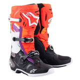 Stivali Alpinestars Tech 10 - Nero Rosso Arancio