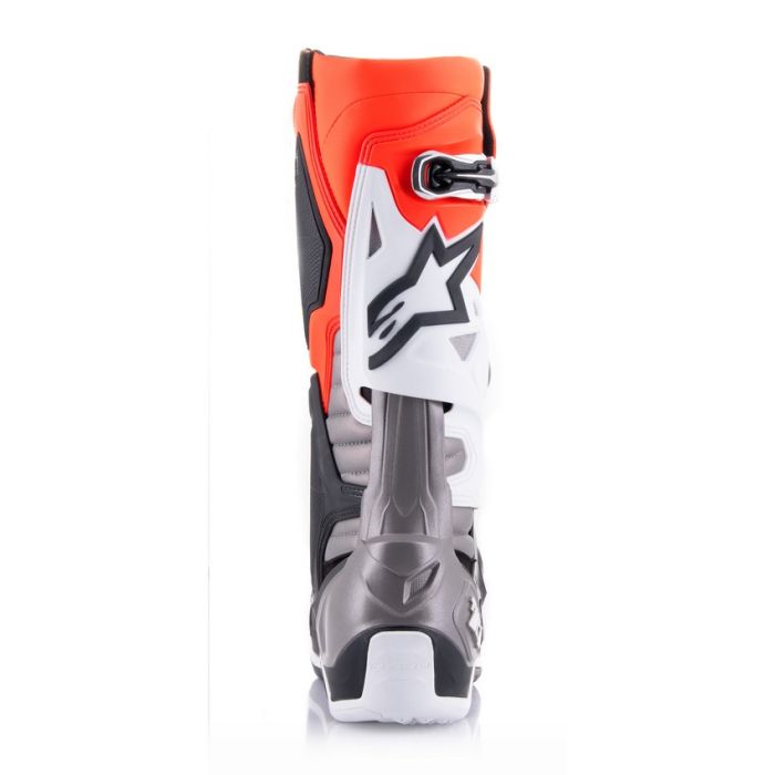 Stivali Alpinestars Tech 10 - Nero Rosso Arancio