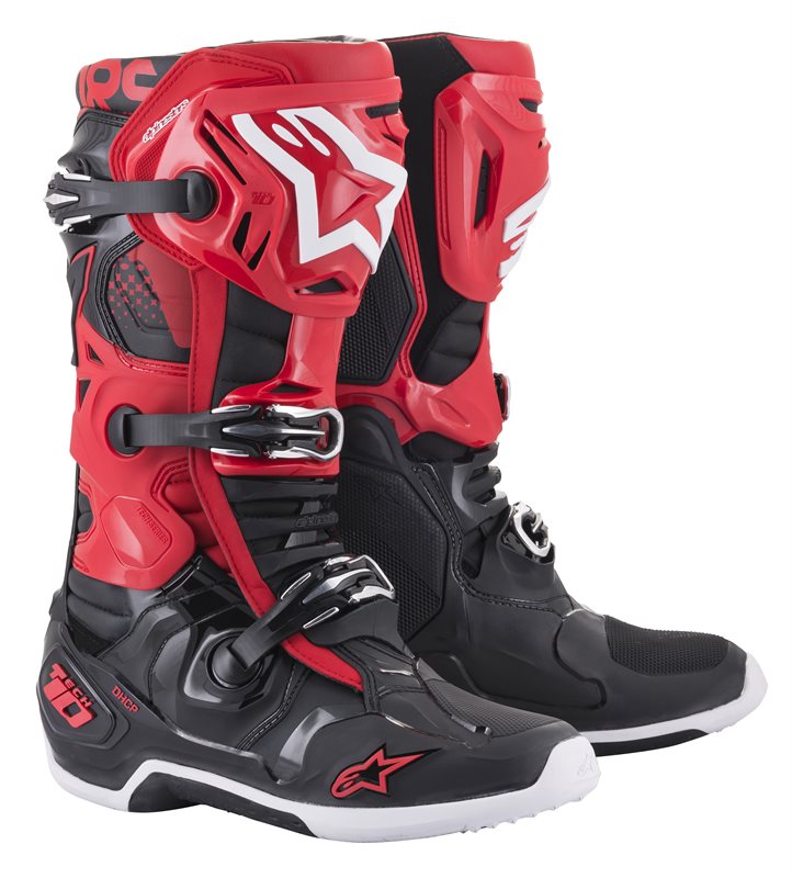 Stivali Alpinestars Tech 10 - Red Black