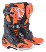 Stivali Alpinestars Tech 10 - Cool Grey Orange Fluo