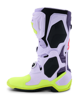 Stivali Alpinestars Tech 10 Supervented - Viola Giallo Fluo
