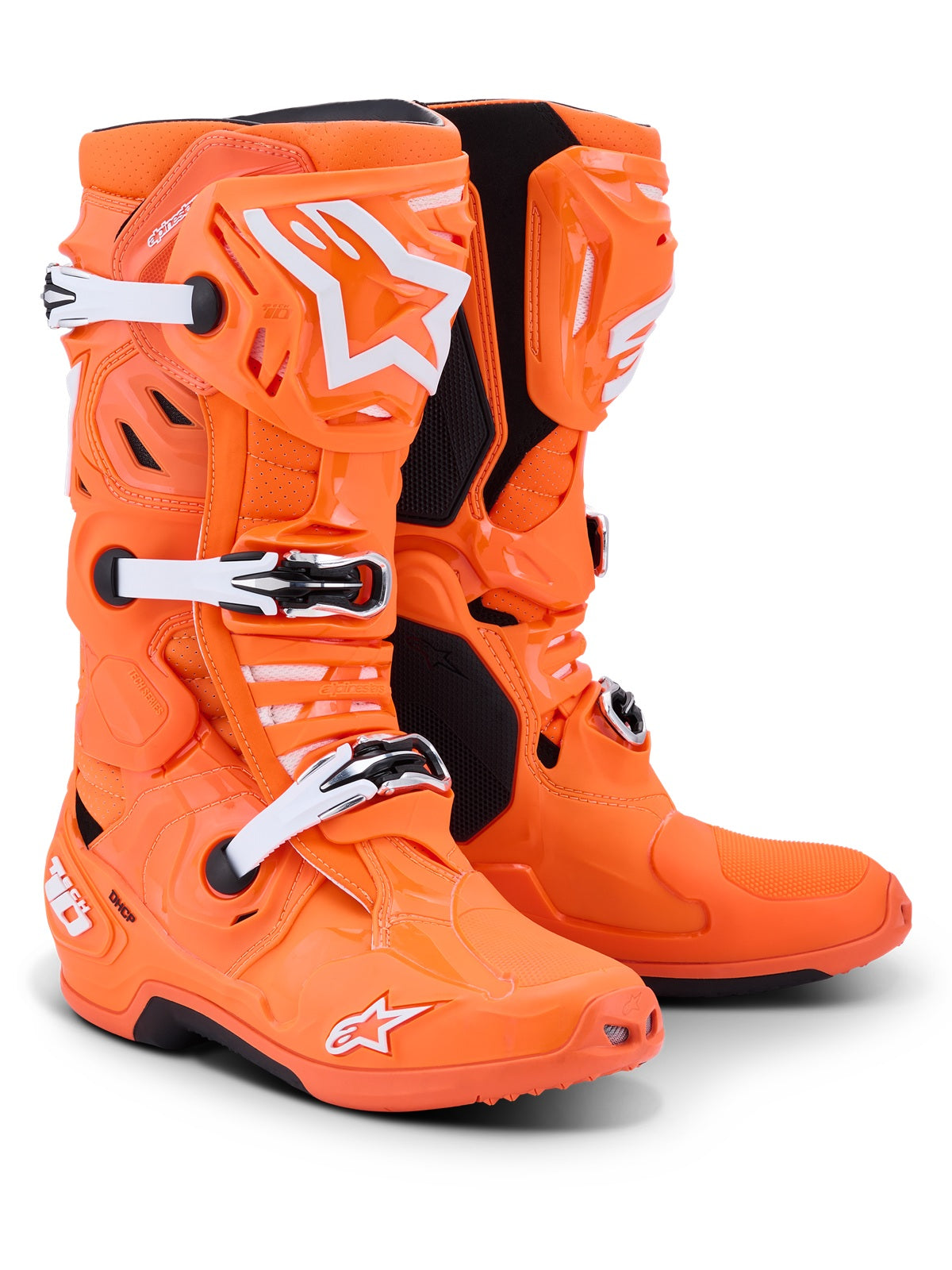 Stivali Alpinestars Tech 10 Supervented - Arancione Fluo
