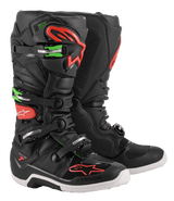 Alpinestars Tech 7 Boots - Black Red Green