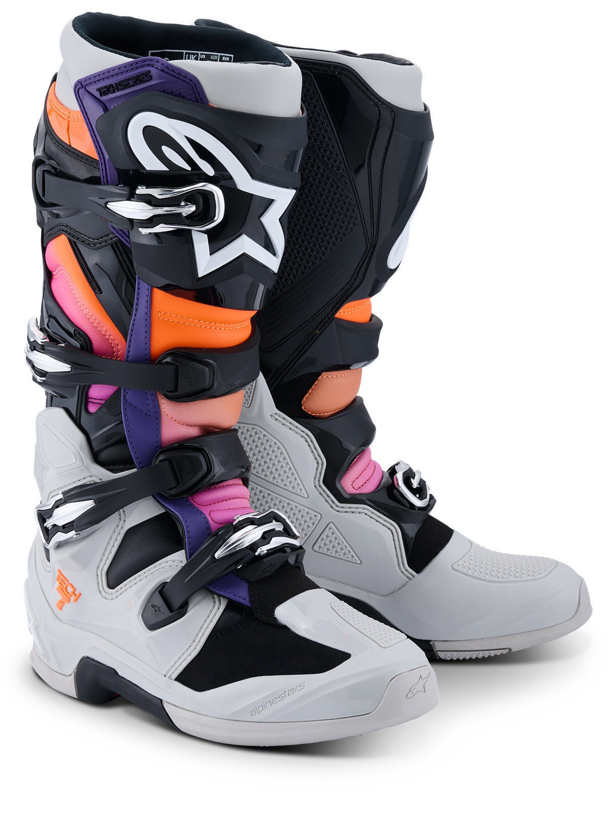 Alpinestars Tech 7 Boots - Grey Orange