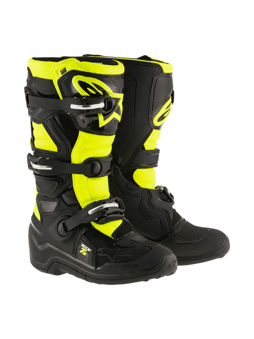 Alpinestars Tech 7 S Boots - Black Yellow Fluo