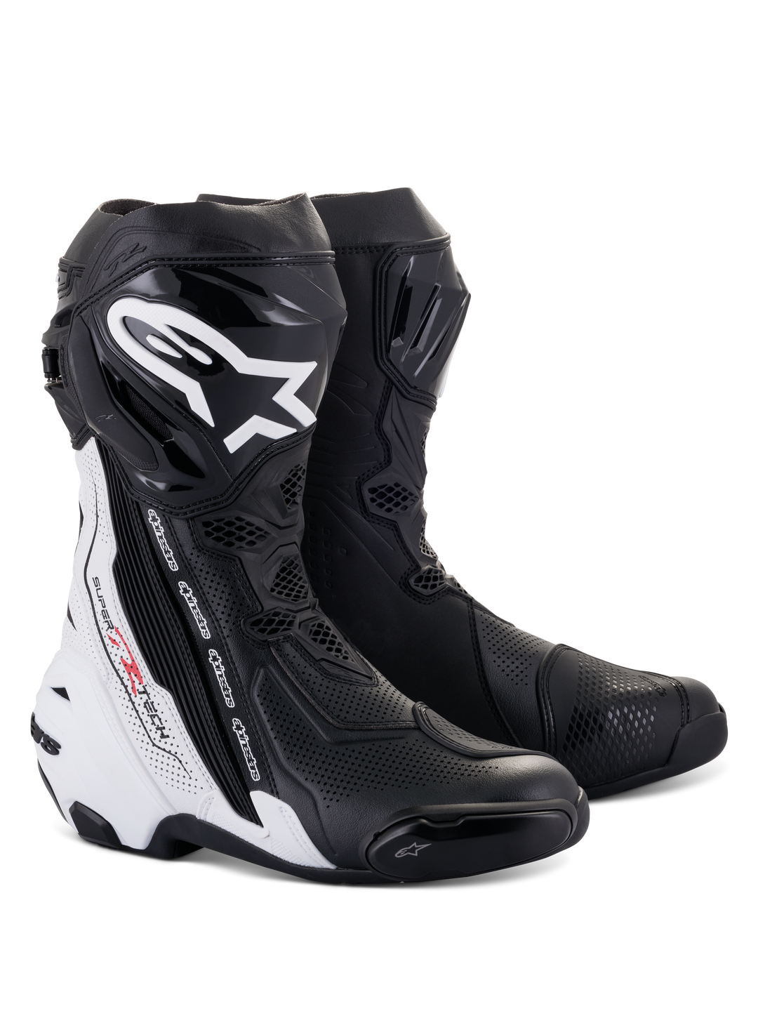 Stivali Alpinestars Supertech R Vented - Nero Bianco