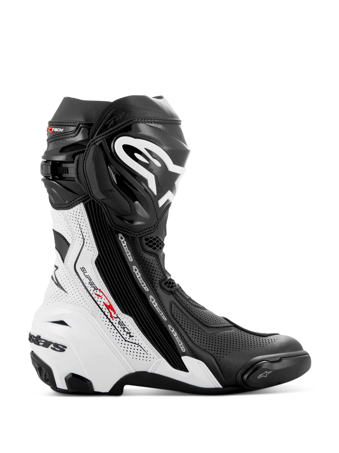 Stivali Alpinestars Supertech R Vented - Nero Bianco