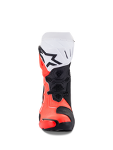 Stivali Alpinestars Supertech R Vented - Nero Bianco Rosso Fluo