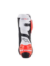 Stivali Alpinestars Supertech R Vented - Nero Bianco Rosso Fluo