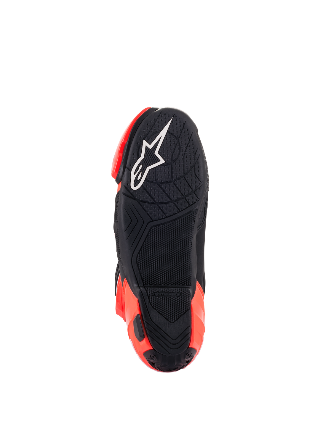 Stivali Alpinestars Supertech R Vented - Nero Bianco Rosso Fluo