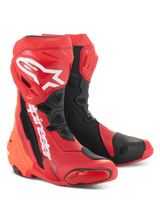 Stivali Alpinestars Supertech R Vented - Rosso Fluo
