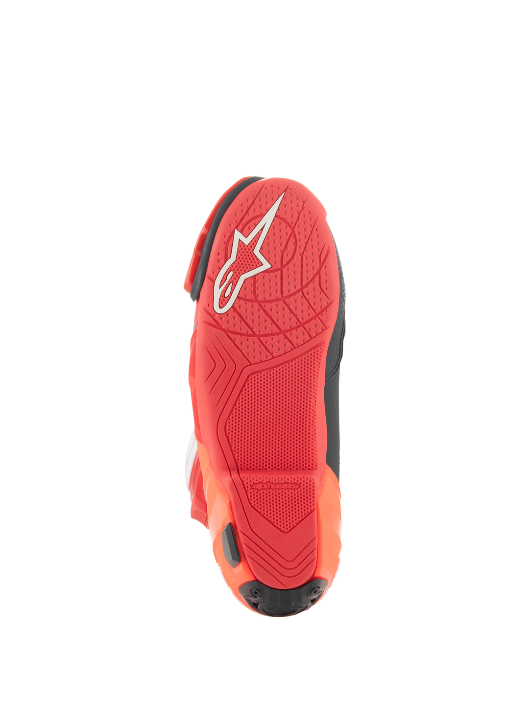 Stivali Alpinestars Supertech R Vented - Rosso Fluo